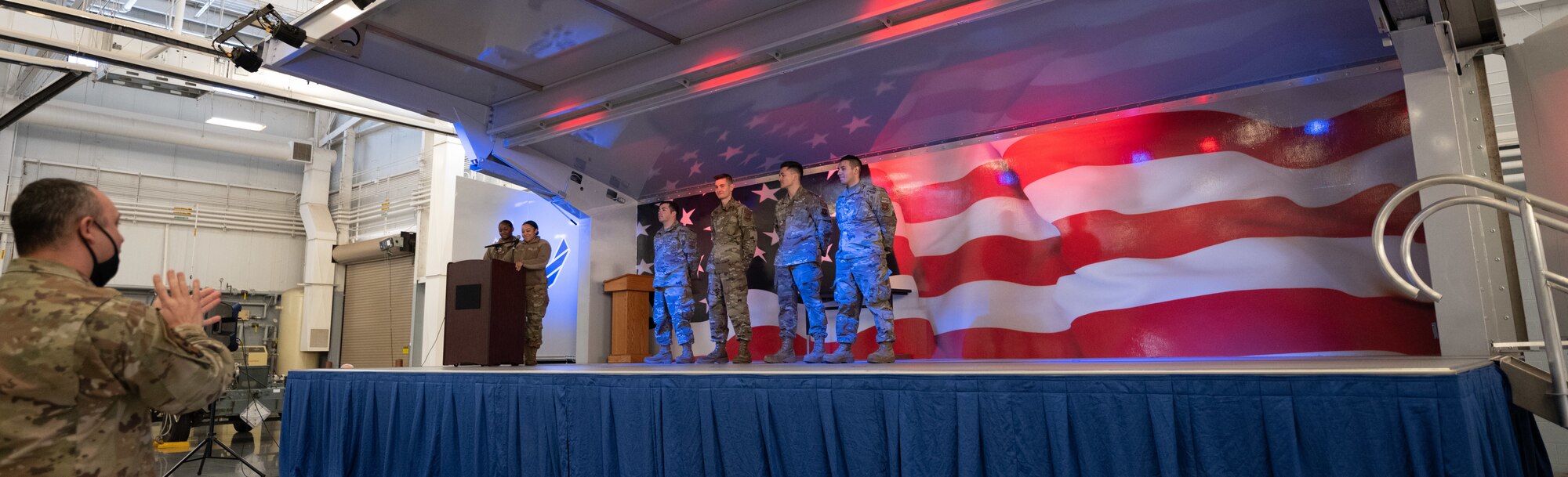 The load crew competition requires a team of  four Airmen to load weapons onto a B-52H Stratofortress as quickly and accurately as possible.