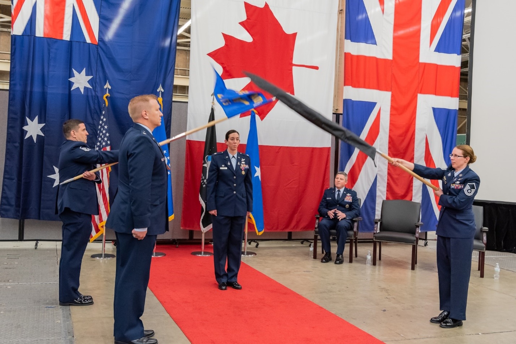 55th Combat Training Squadron redesignation ceremony