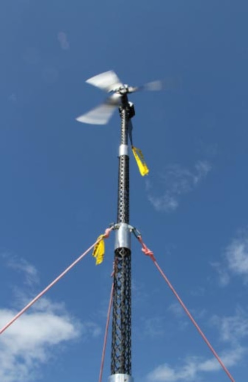 Wind turbine shown