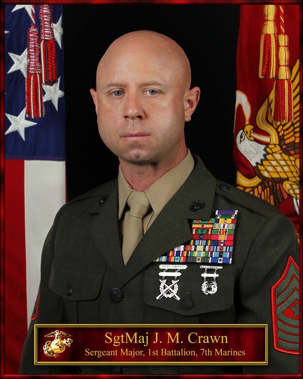 SgtMaj Justin M. Crawn