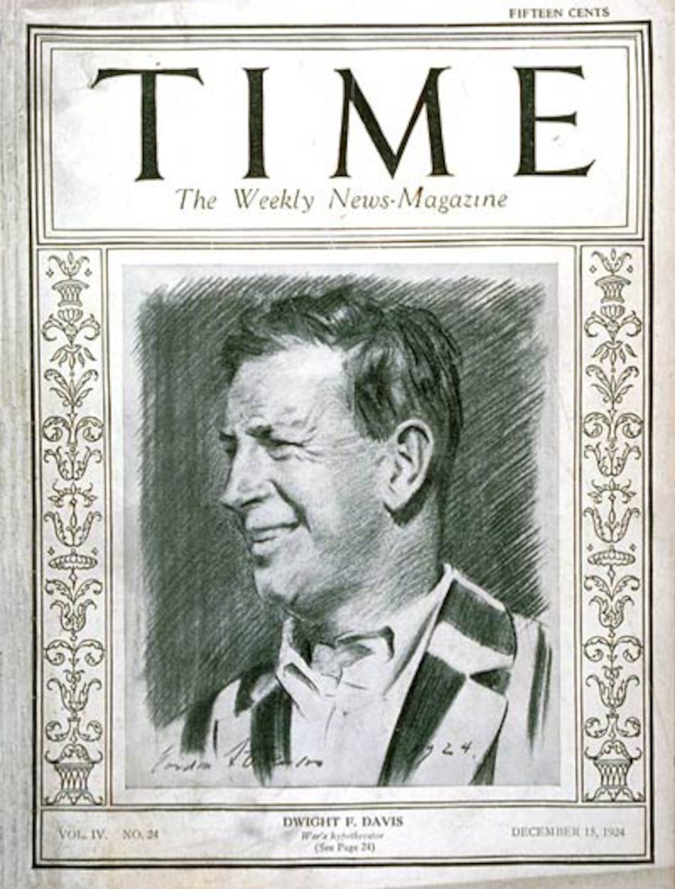 A man poses on the cover of Time magazine.