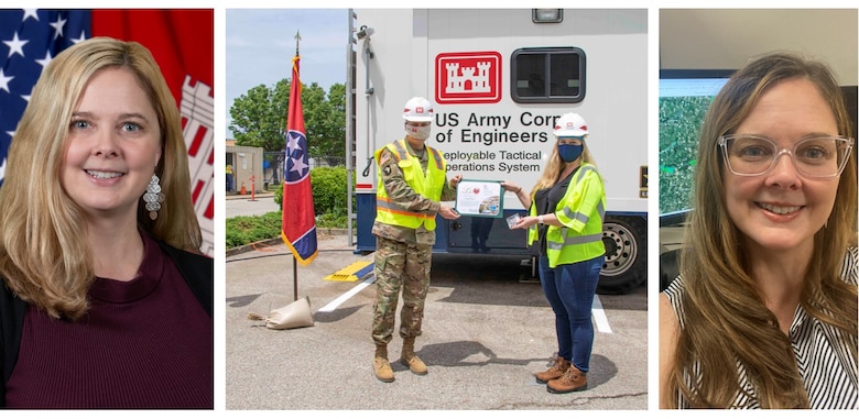 IN THE PHOTOS, Lindsay Barrios is a geographic information systems specialist for the Memphis District U.S. Army Corps of Engineers. Additionally, she's a valued member of the Memphis District team. Barrios’ responsibilities include obtaining and/or creating geographic data to create visual representations using Geographic Information Systems software and applications. She also helps identify spatial relationships that are useful in the district’s decision-making process. Thank you, Lindsay, for all you've done and continue to do for this district and the community in which it serves.