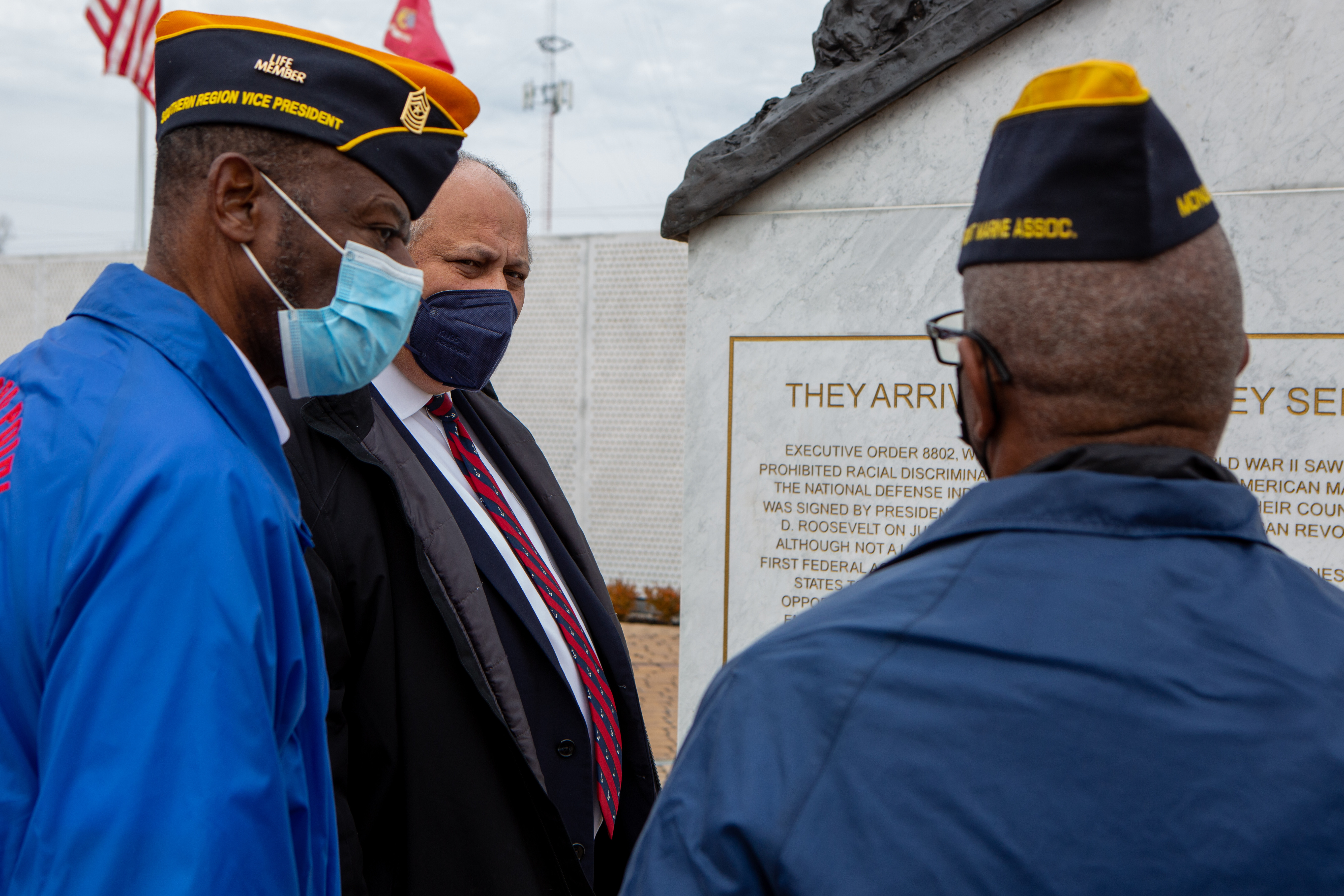 Secretary of the Navy Visits Camp Lejeune