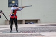 Olympic Gold Medalist, U.S. Army Reserve 1st Lt. Amber English, competes at the 2022 USA Shooting Winter Selection Match in Tucson, Arizona January 11-15. The Phenix City, Alabama resident took fifth place and earned a position on the National Skeet Team at the conclusion of the four-day competition. English, a Colorado Springs, Colorado native, served with the U.S. Army Marksmanship Unit at Fort Benning, Georgia when she earned her Gold Medal in skeet at the 2021 Olympics in Tokyo. (U.S. Army photo by Michelle Lunato)