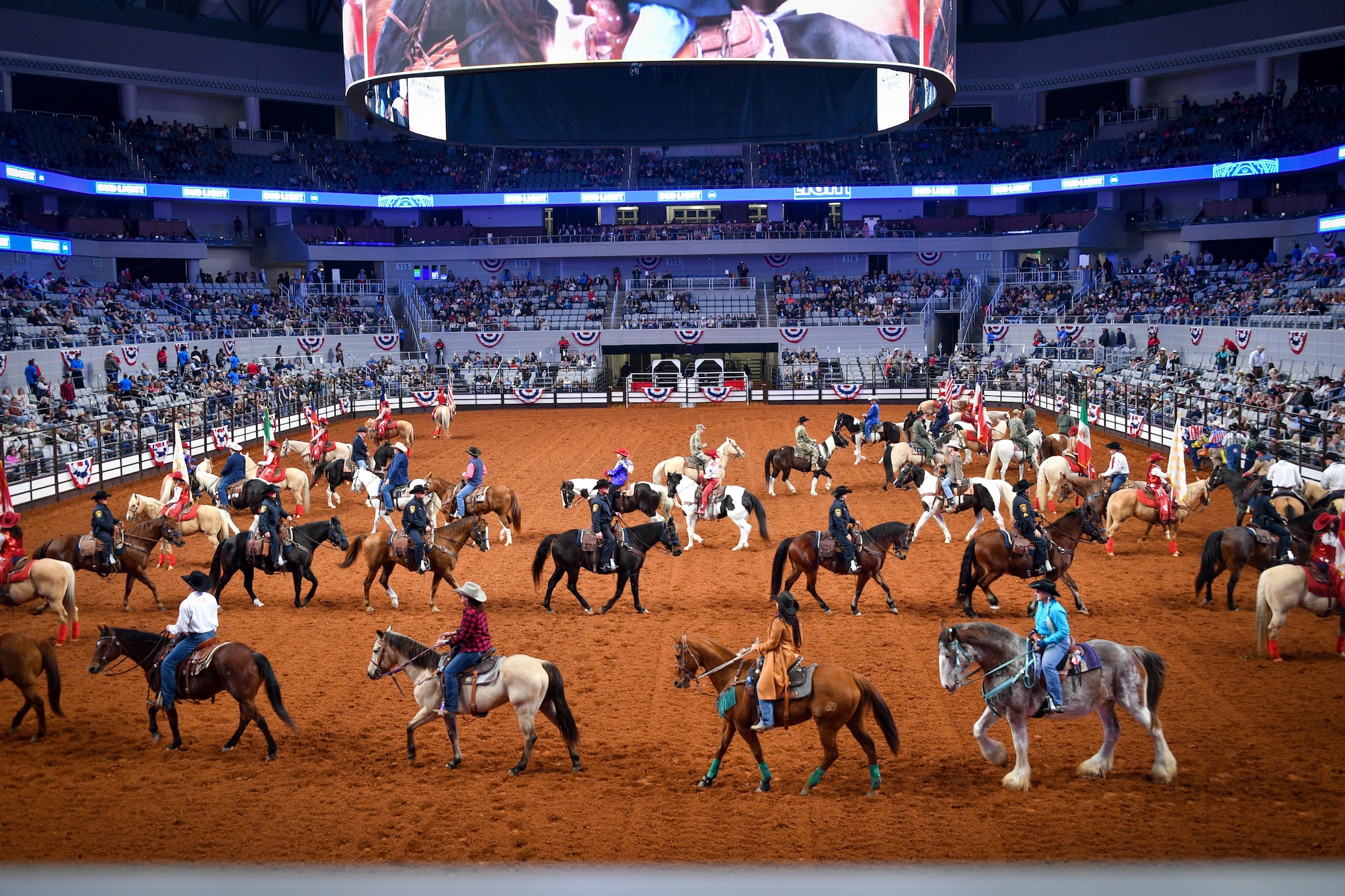 Warriors kick off Fort Worth Stock Show and Rodeo in Grand Entry