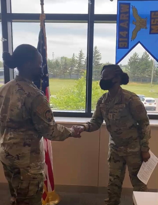 Airman, who’s dream is reached through mentoring, pays it forward