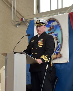 Capt. Oberdorf Addresses Shipyard