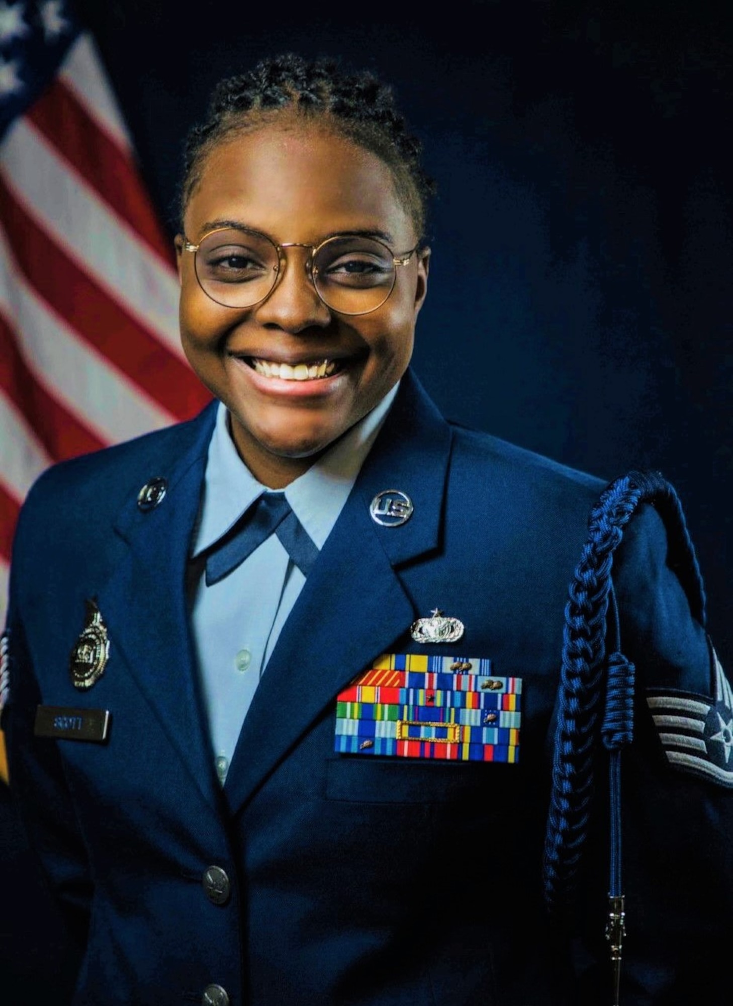 Official photo of SSgt Clarissa Scott