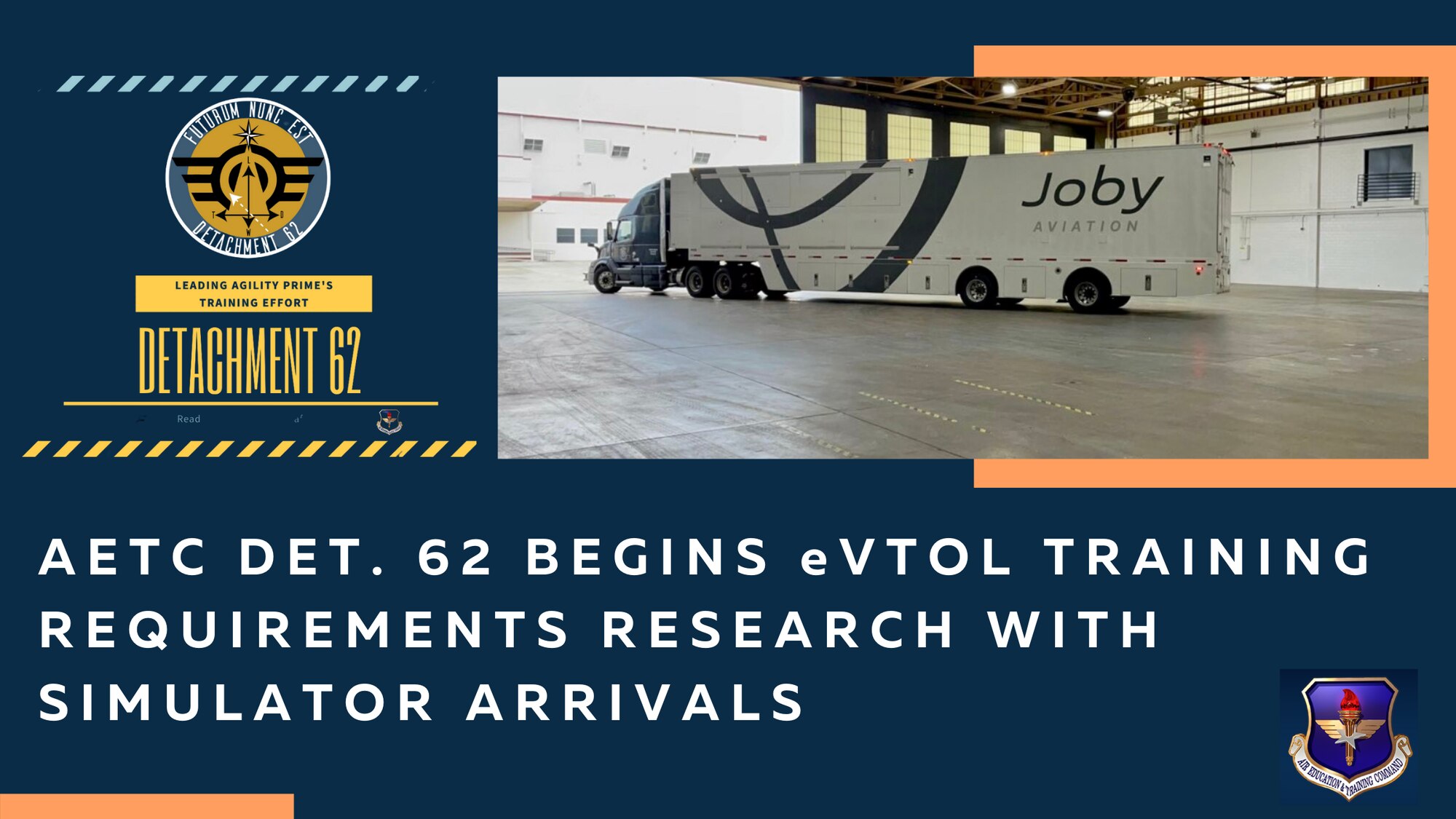picture of semi truck making delivery in hangar
