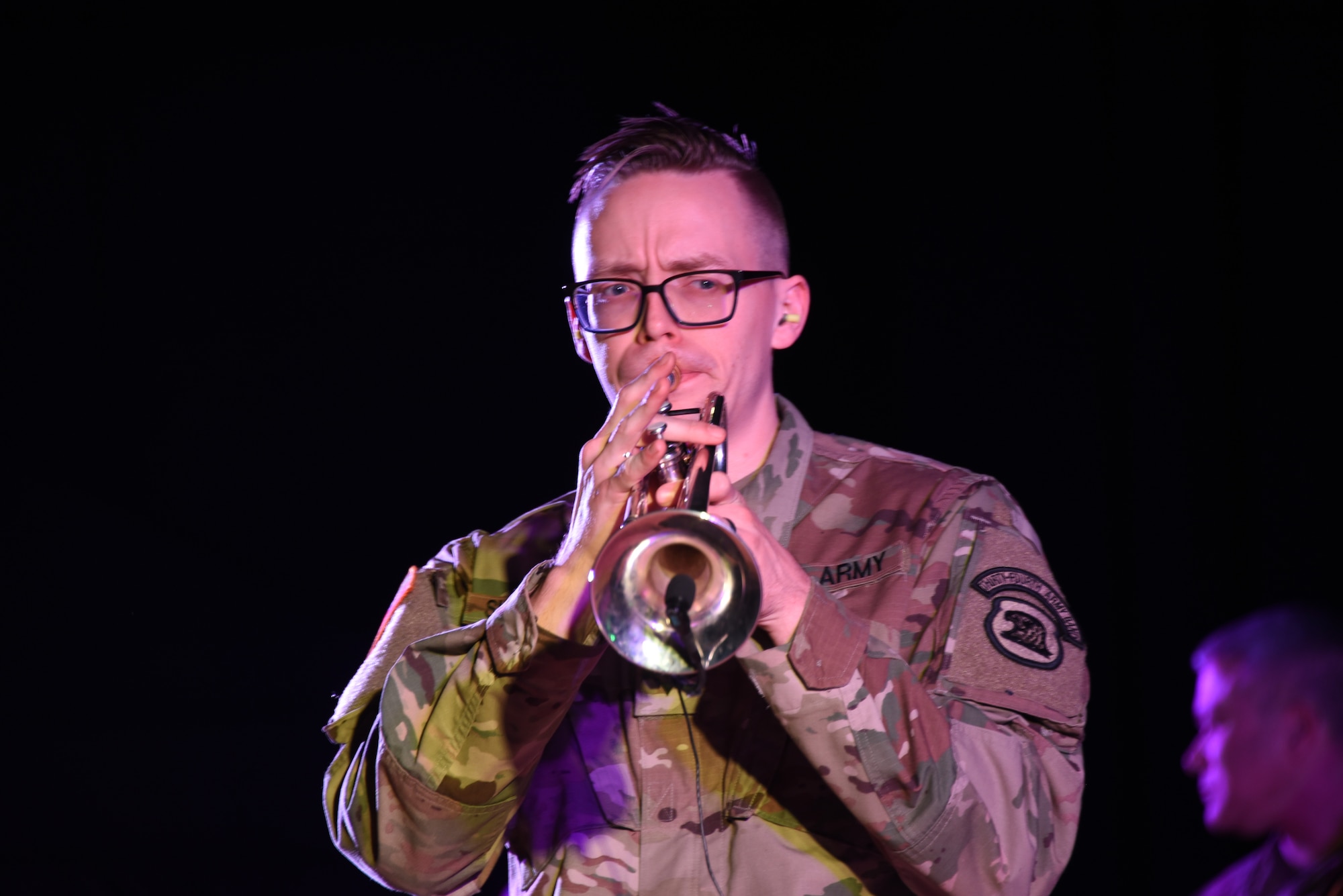 Iowa National Guard’s “Scrap Metal” music group performs in Western Iowa as part of their annual training.