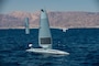 GULF OF AQABA (Feb. 6, 2022) A Saildrone Explorer unmanned surface vessel sails in the Gulf of Aqaba during International Maritime Exercise/Cutlass Express 2022. IMX/Cutlass Express 2022 is the largest multinational training event in the Middle East, involving more than 60 nations and international organizations committed to enhancing partnerships and interoperability to strengthen maritime security and stability. (U.S. Navy photo by Mass Communication Specialist 2nd Class Dawson Roth)