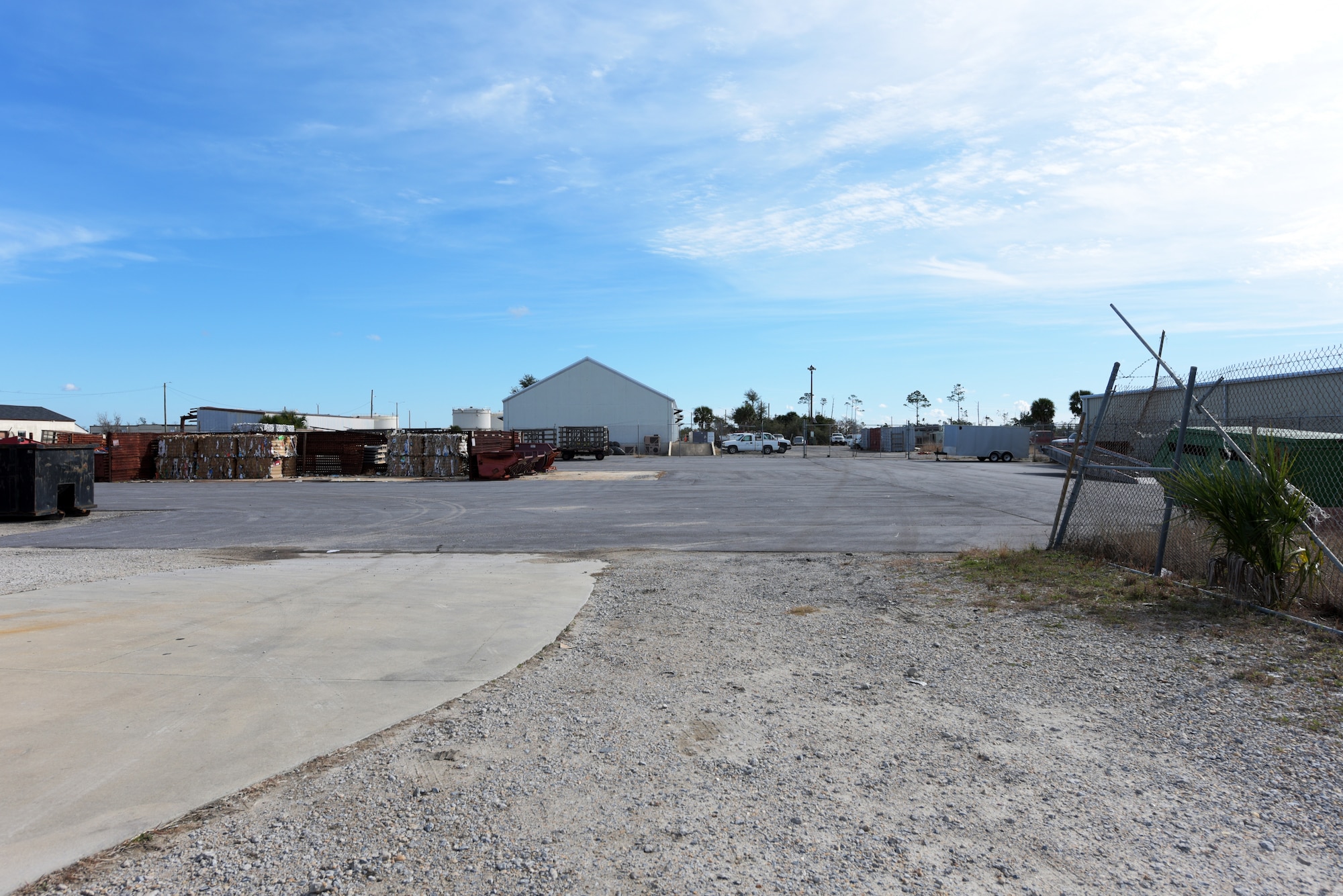 Recycling scrap yard