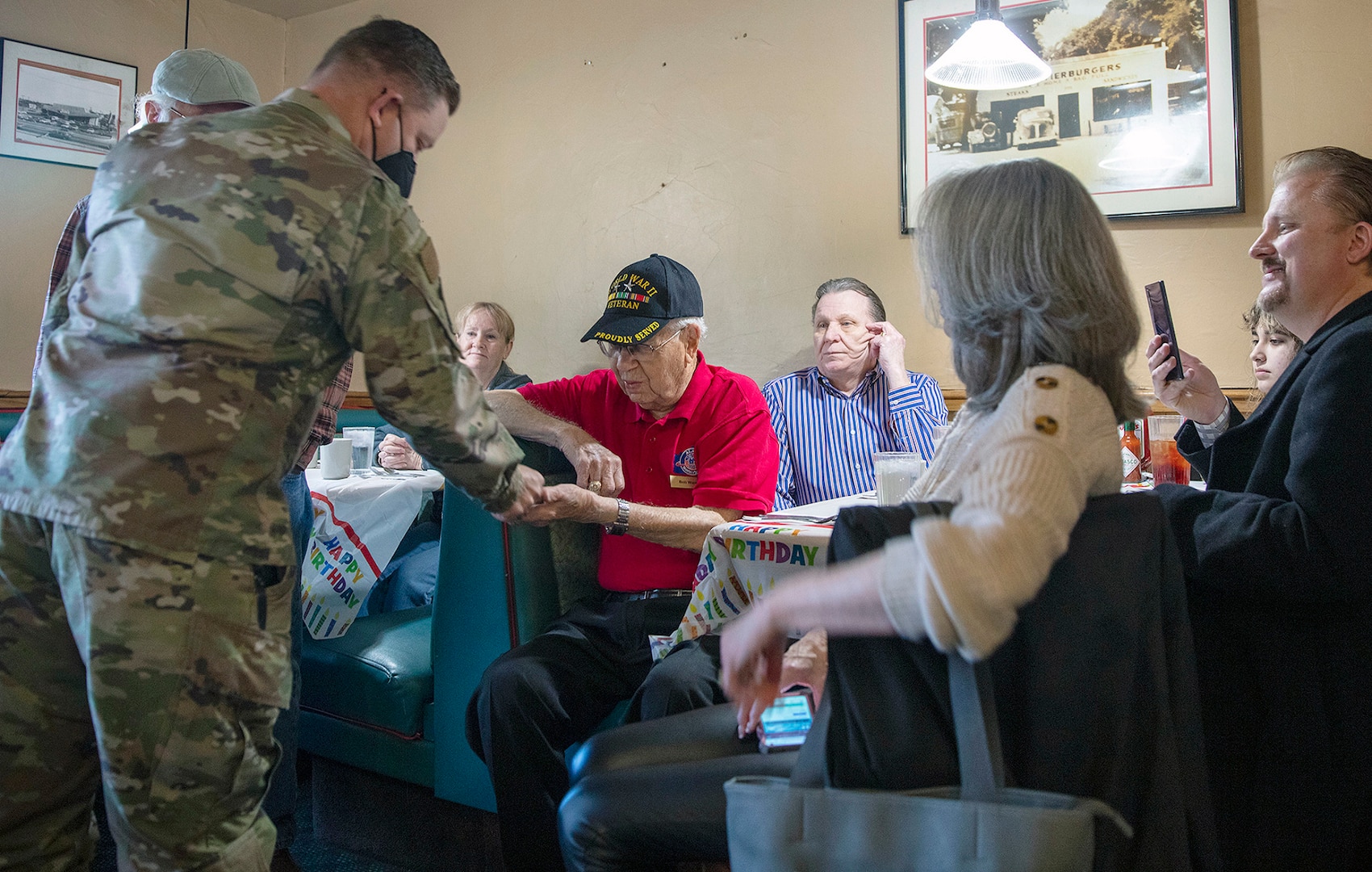 JBSA members help local World War II veteran celebrate 101st birthday