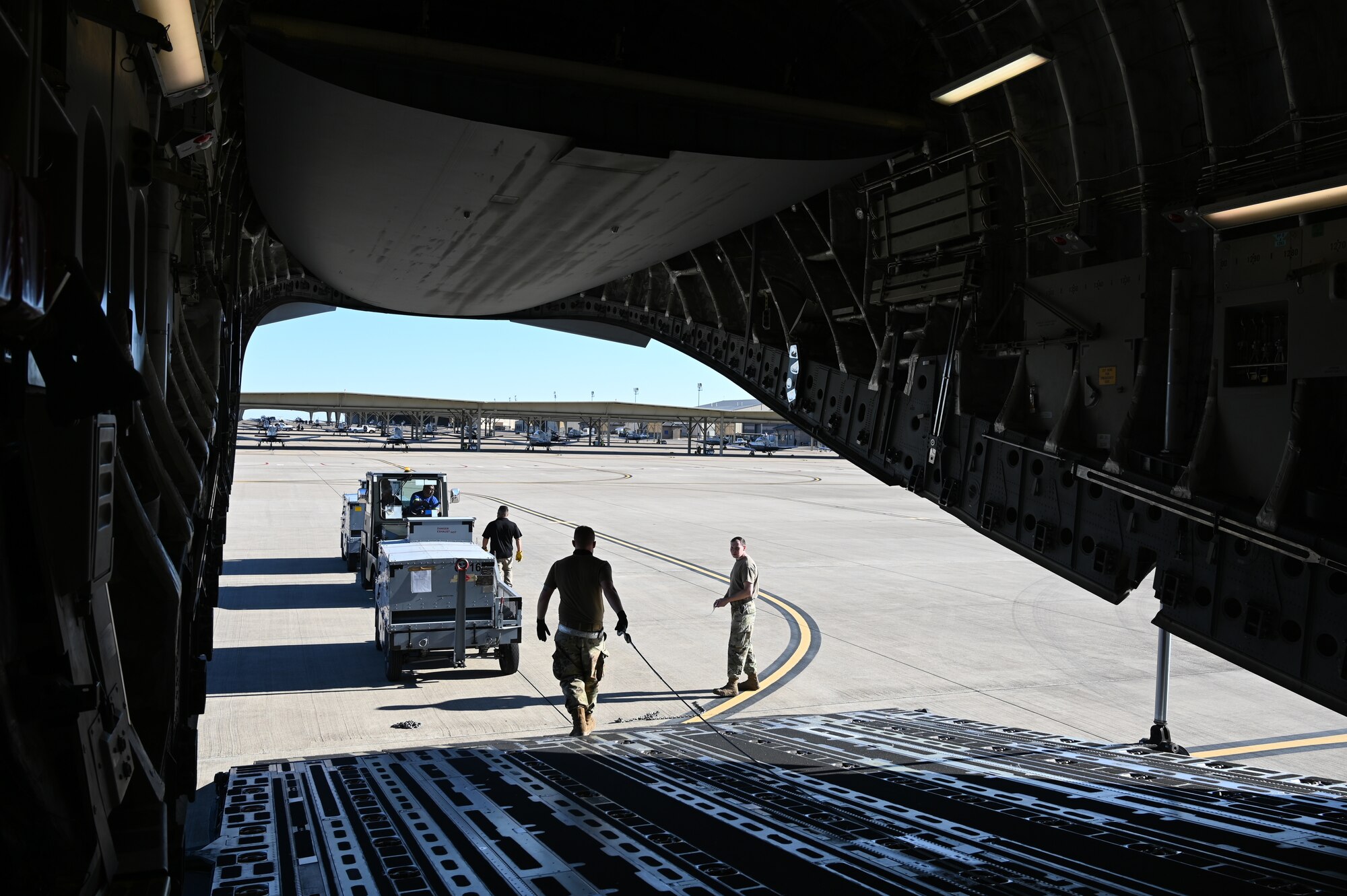 Airmen prepare for Operation Cope Thaw at Laughlin Air Force, Texas from Jan. 31 to Feb. 2, 2022.