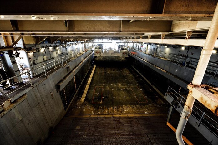 The next generation landing craft, Ship to Shore Connector (SSC), Landing Craft, Air Cushion (LCAC), successfully completed well deck interoperability testing with USS Carter Hall (LSD 50) and demonstrated the craft are another step closer to fleet integration.