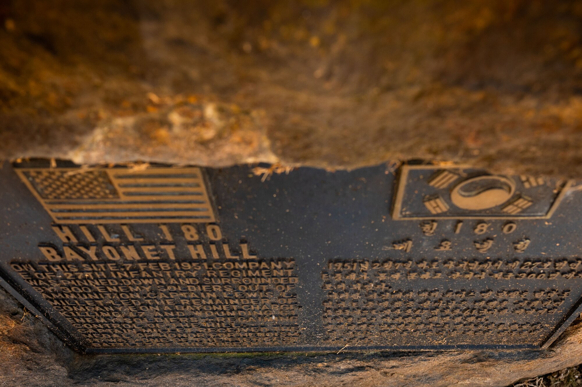 The 71st Hill 180 Engagement Ceremony where U.S. Army Col. (Retired) Lewis Millet, Company E, 27th Infantry Regiment led a bayonet charge up Hill 180