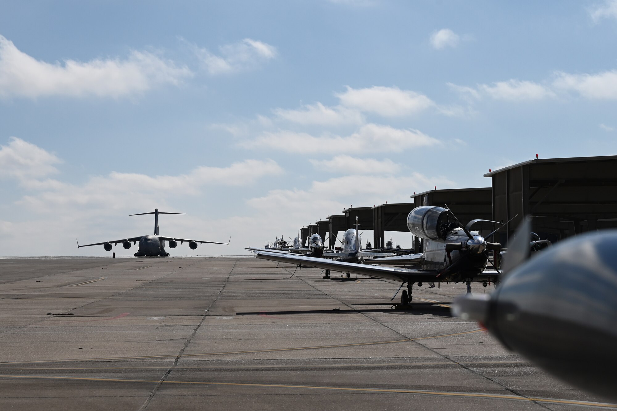 Airmen prepare for Operation Cope Thaw at Laughlin Air Force, Texas from Jan. 31 to Feb. 2, 2022.