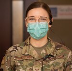 Senior Airman Devin Kentwallace, an aerospace medical technician with the 157th Medical Group, goes above and beyond the call of duty Feb. 4, 2021 at the Portsmouth Regional Hospital Seabrook Emergency Room in Seabrook, New Hampshire.