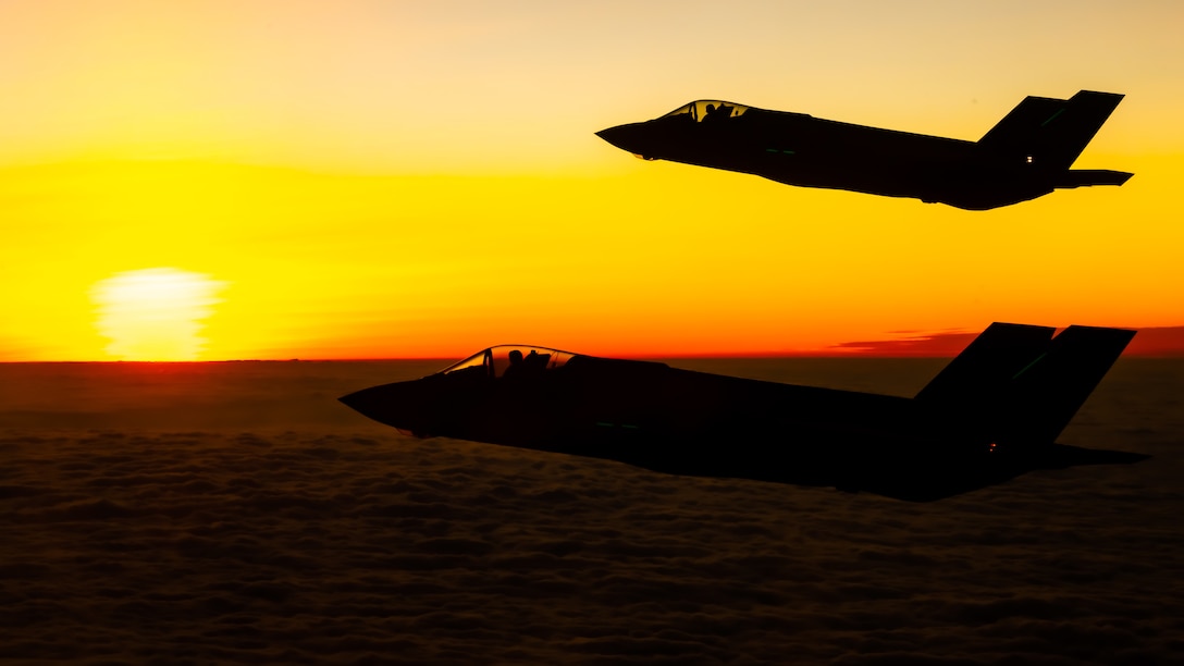 U.S. Marine Corps F-35C Lightning II aircraft with Marine Fighter Attack Squadron (VMFA) 314