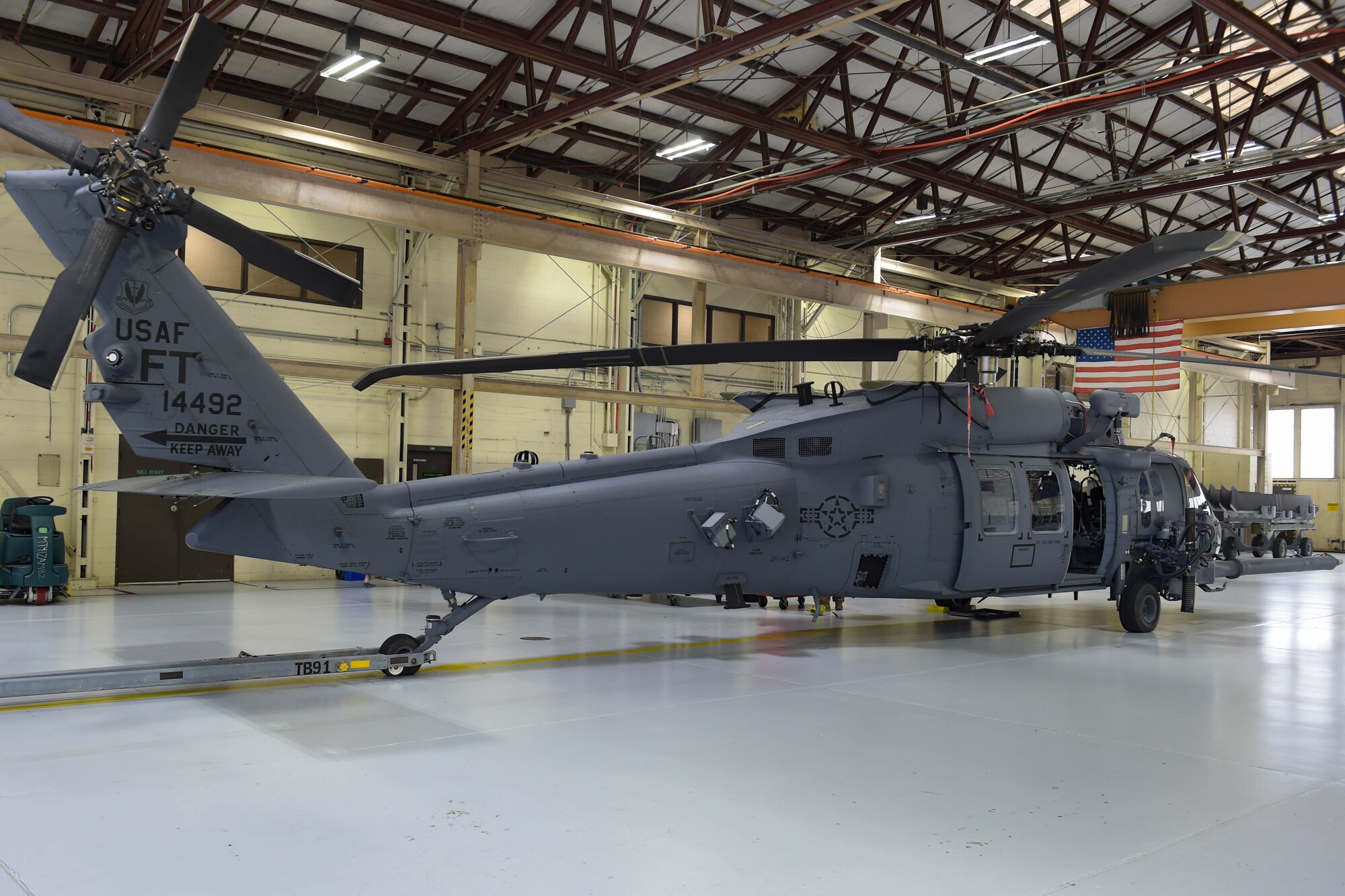 A photo of a helicopter.