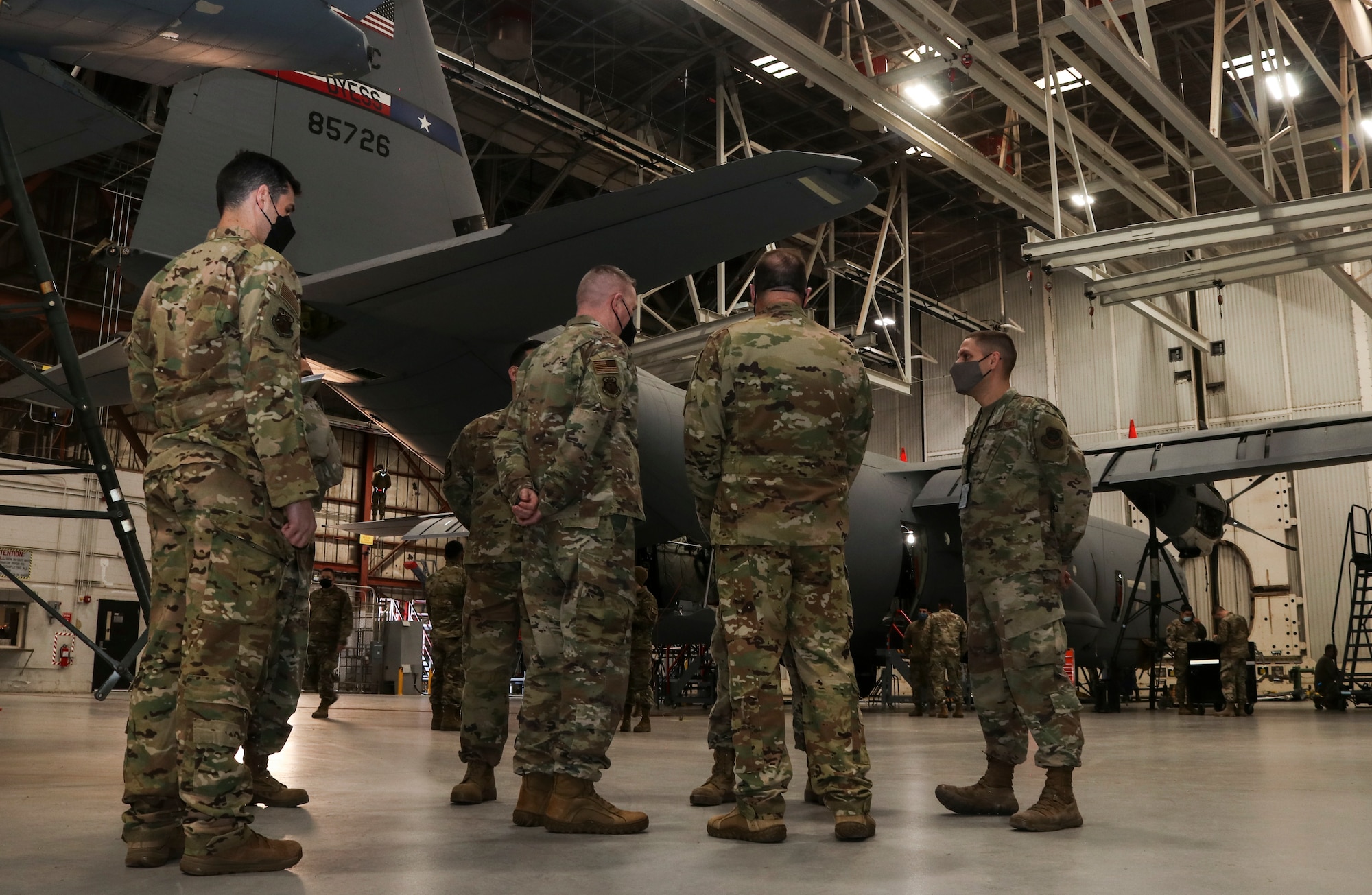 18th AF leadership visits Dyess Airmen