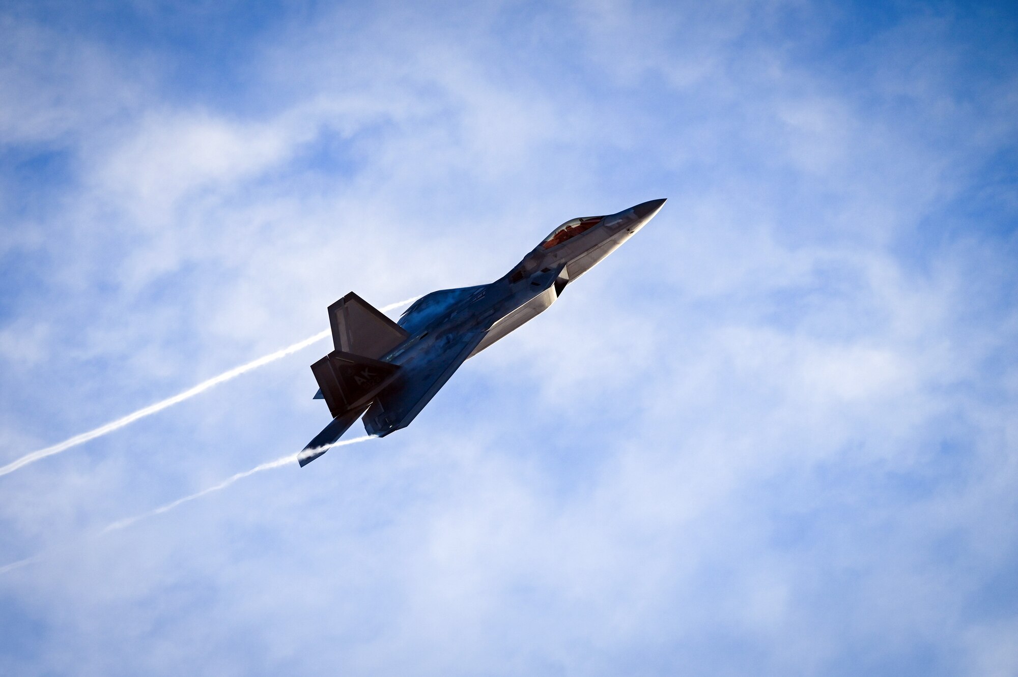 F-22 takes off in Alaska