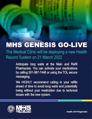 On March 21, 2022, the 19th Medical Group will transition to the Department of Defense’s new electronic health record, MHS GENESIS.