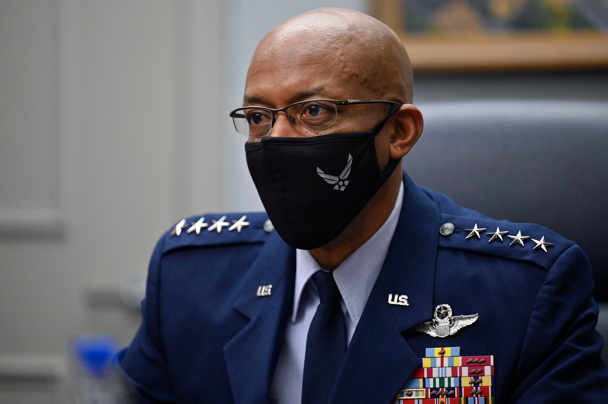 Air Force Chief of Staff Gen. CQ Brown, Jr. speaks.
