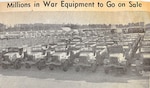 Row after row of supply transport vehicles.