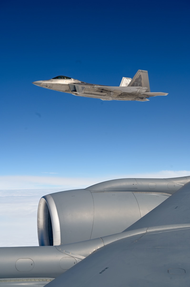 Jet flying alongside a jet