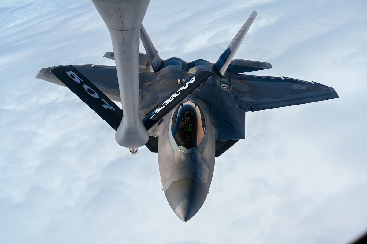 Jet prepares to receive fuel