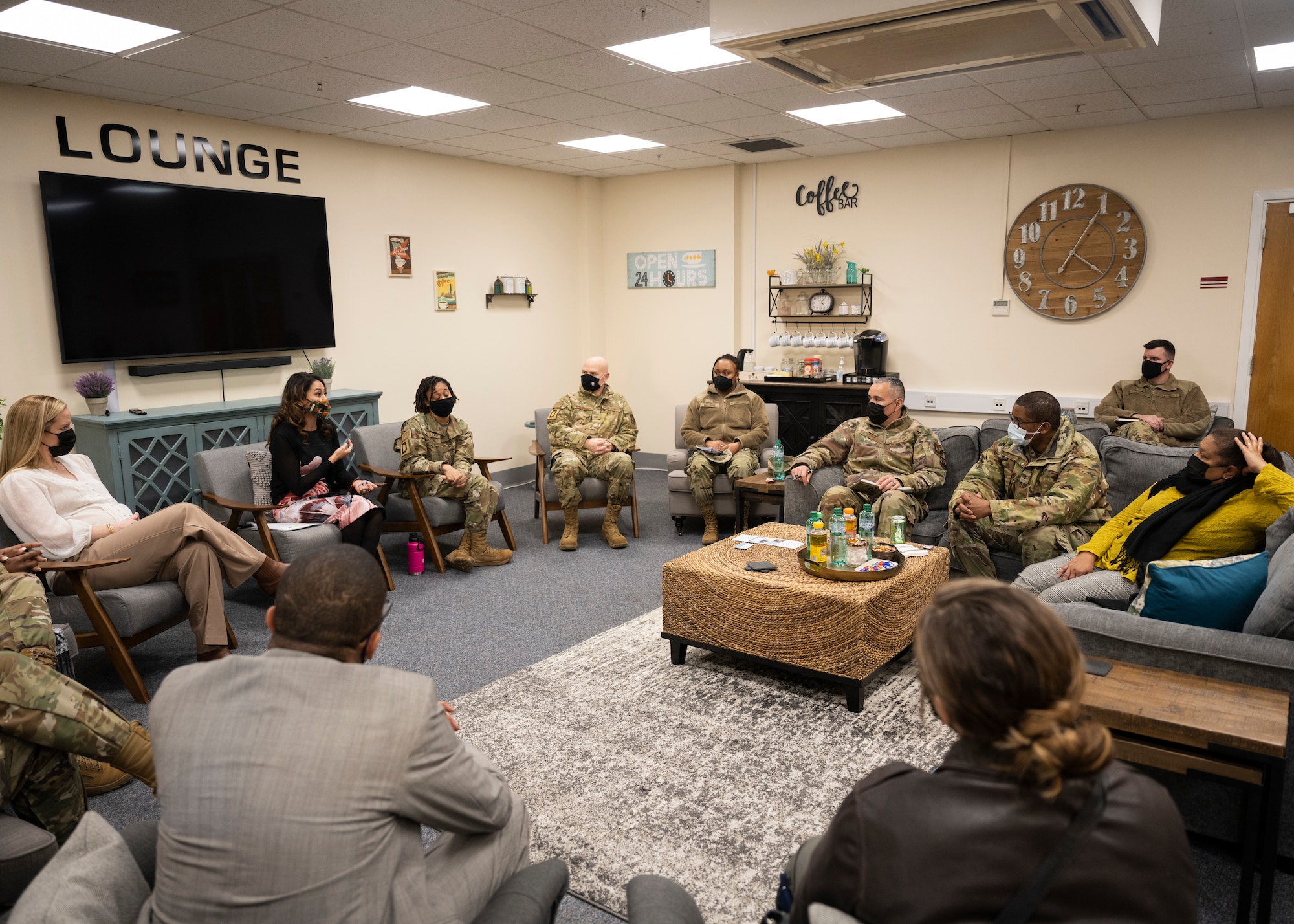 Major General Randall Reed, Third Air Force commander, visited RAF Mildenhall and recognized numerous Airmen from across the installation  for their hard work and dedication to the mission at Royal Air Force Mildenhall, England, Feb, 3, 2022.