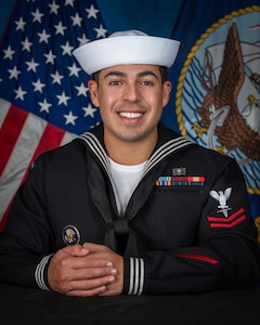Hospital Corpsman Second Class (HM2) Luis Martinez Vazquez, assigned to Naval Surface Warfare Center Panama City Division (NSWC PCD), has been selected as the Junior Sailor of the Year 2021 for professional achievement in the superior performance of his duties.
