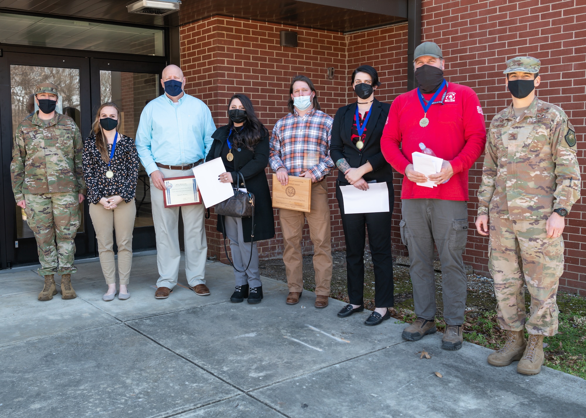 Group photo of award winners