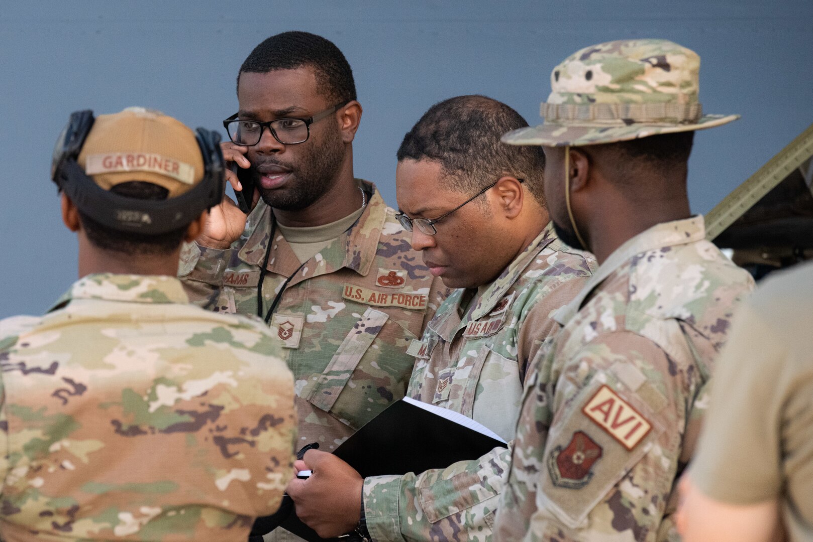 Airmen from the 2nd Aircraft Maintenance Squadron coordinate to prepare a B-52 Stratofortress for maintenance on a flight line in support of a Bomber Task Force mission at Andersen Air Force Base, Guam, Feb. 9th, 2022. U.S. Indo-Pacific Command routinely and visibly demonstrates commitment to allies and partners through the employment of military forces, demonstrating strategic predictability, while becoming more operationally unpredictable to adversaries. (U.S. Air Force photo by Senior Airman Jonathan E. Ramos)