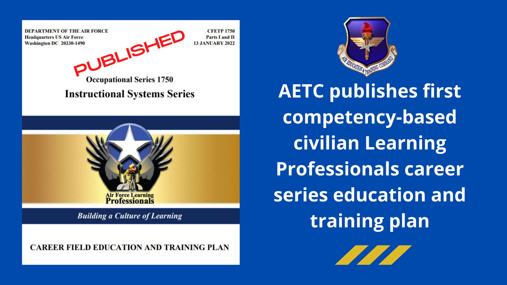 picture of career field series education and training plan cover