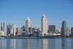 The Ticonderoga-class guided-missile cruiser USS Lake Champlain (CG 57) transits San Diego bay upon its return to homeport.