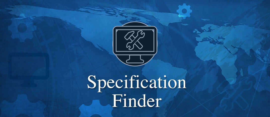 Banner for DLA Specification Finder application