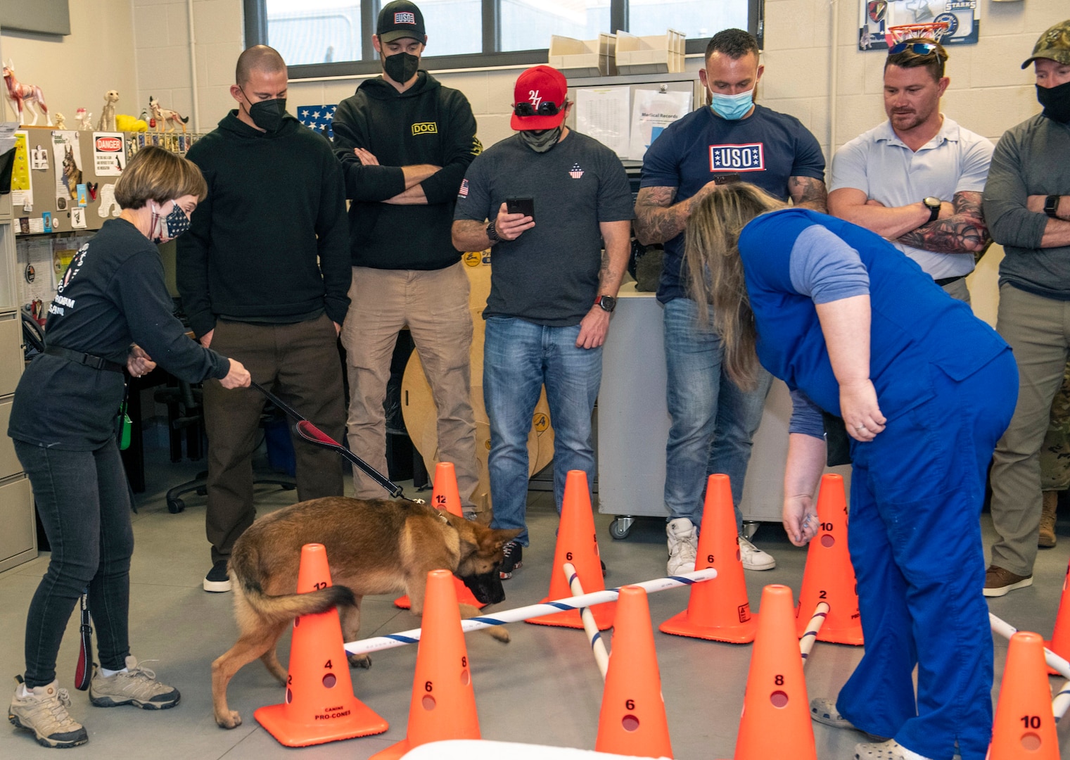 Actor Channing Tatum visits JBSA, Military Working Dogs