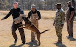 Actor Channing Tatum visits JBSA, Military Working Dogs