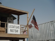A digital photo provided by LCDR Peter A. Bizzaro, USCG, of the USCG RAID Team office in Afghanistan.