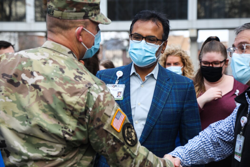 Air Force medical teams tracked by the 64th AEG arrive at US hospitals