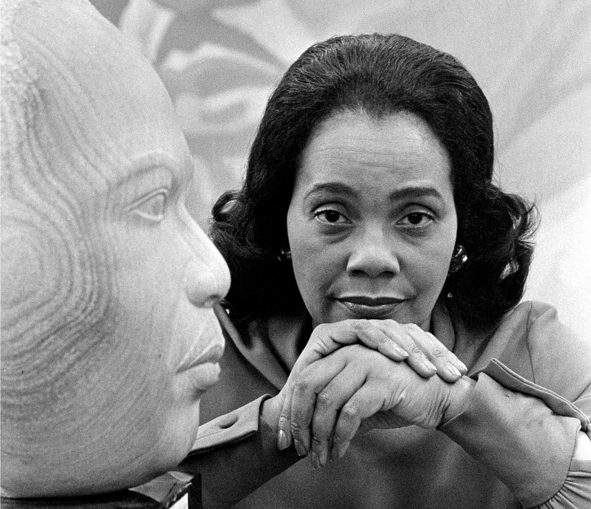 Coretta Scott King shown in 1975.