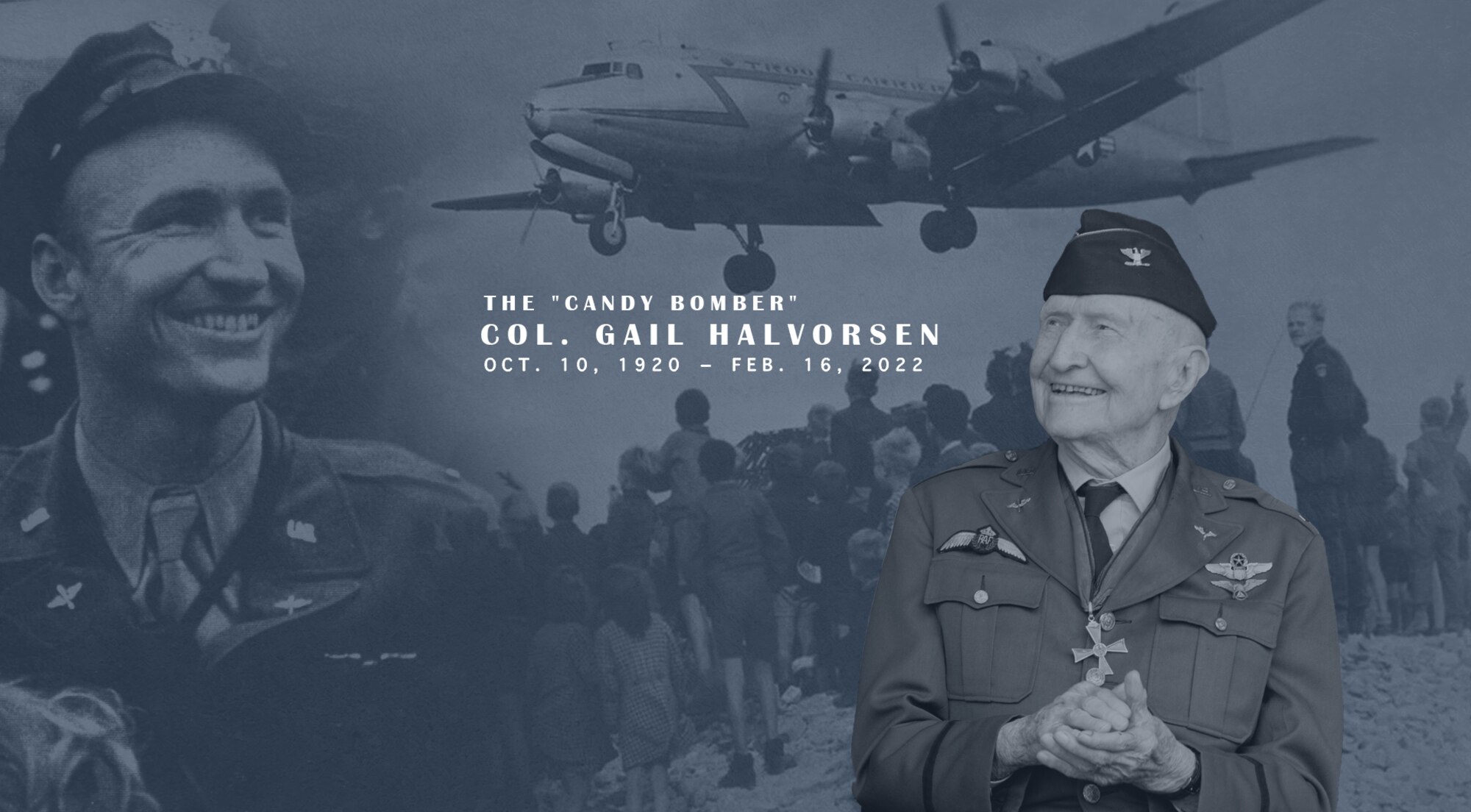 Retired Col. Gail Halvorsen, also known as the "Candy Bomber," passed away Feb. 16, 2022. He was 101 years old.