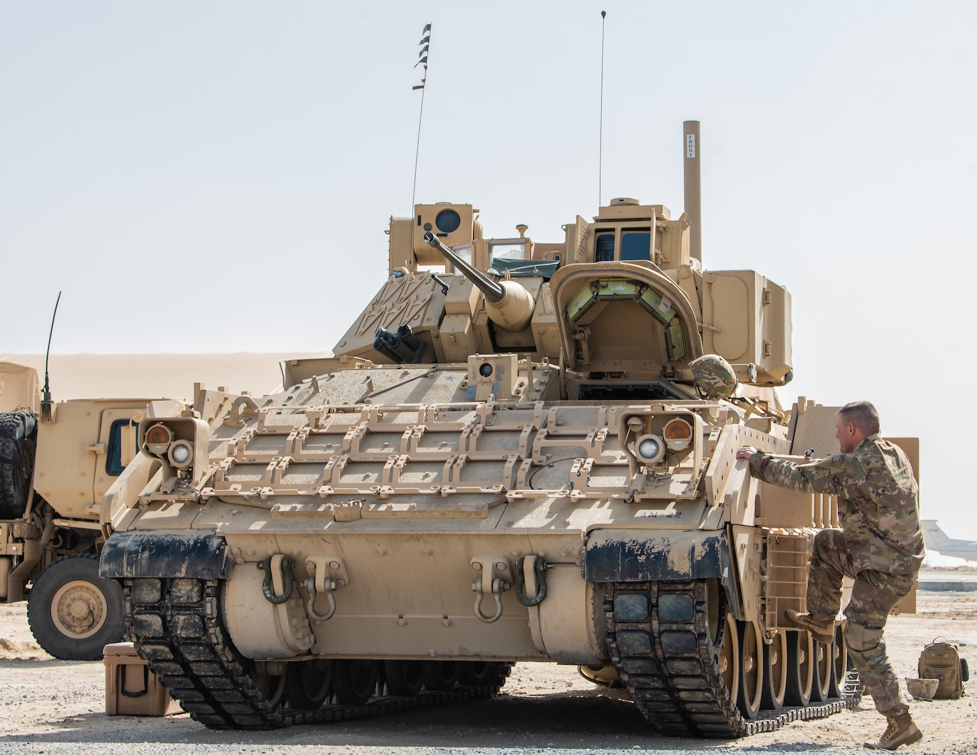 Additional armored vehicle capability arrives in Northeast Syria > U.S.  Central Command > News Article View