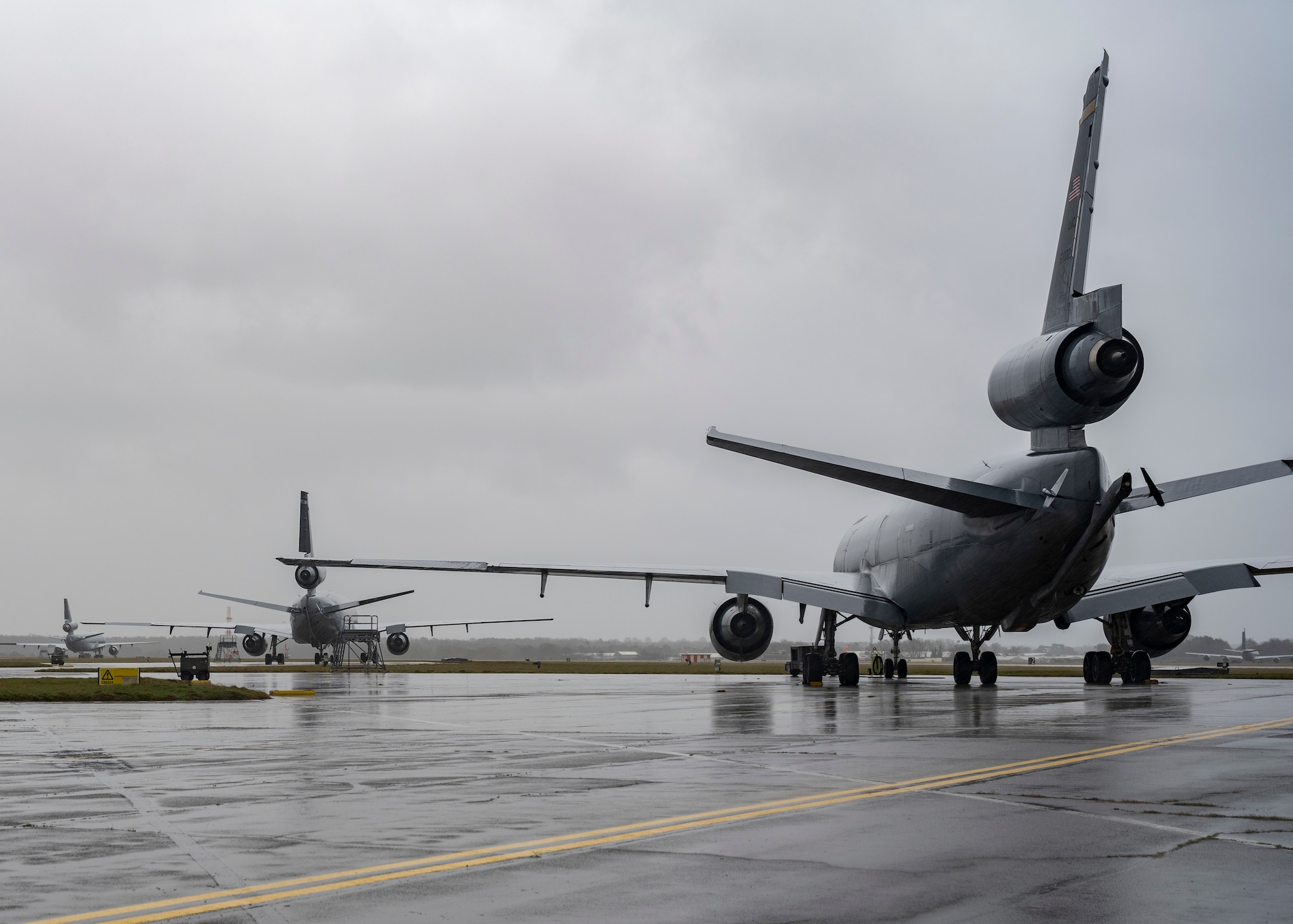 The KC-10 is an Air Mobility Command advanced tanker and cargo aircraft designed to provide increased global mobility for U.S. Armed Forces.