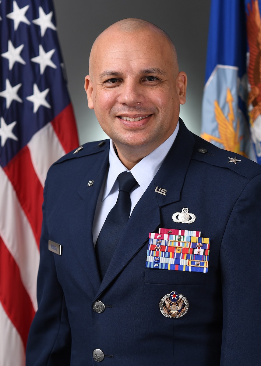 This is the official portrait of Brig. Gen. Frank Verdugo.