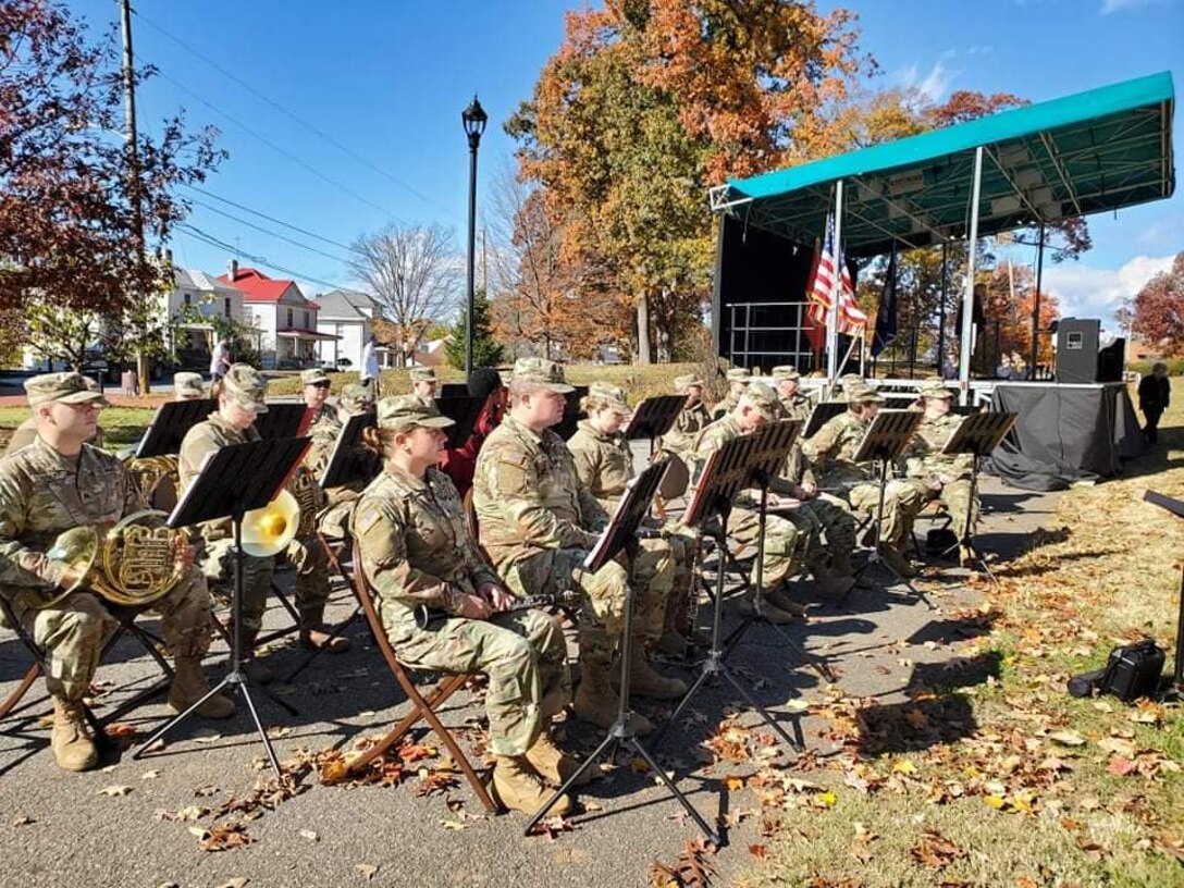 29th ID Band performs at the Lynchburg Veterans Day luncheon