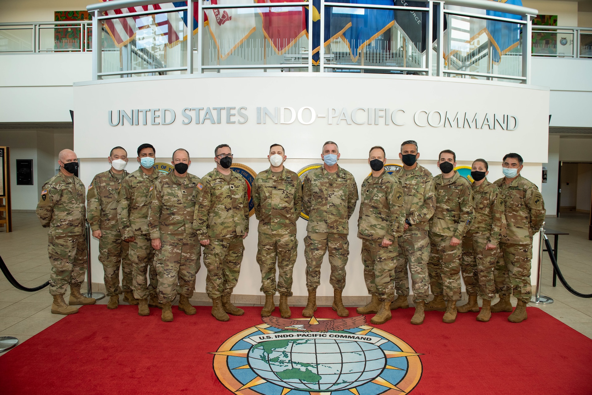 U.S. Army Reserve Soldiers with the 38G Government Functional Specialty Team, 351st Civil Affairs Command, U.S. Army Civil Affairs and Psychological Operations Command (Airborne), worked together to plan, advise, and provide interagency support during Keen Edge 22, Camp Smith, Hawaii.