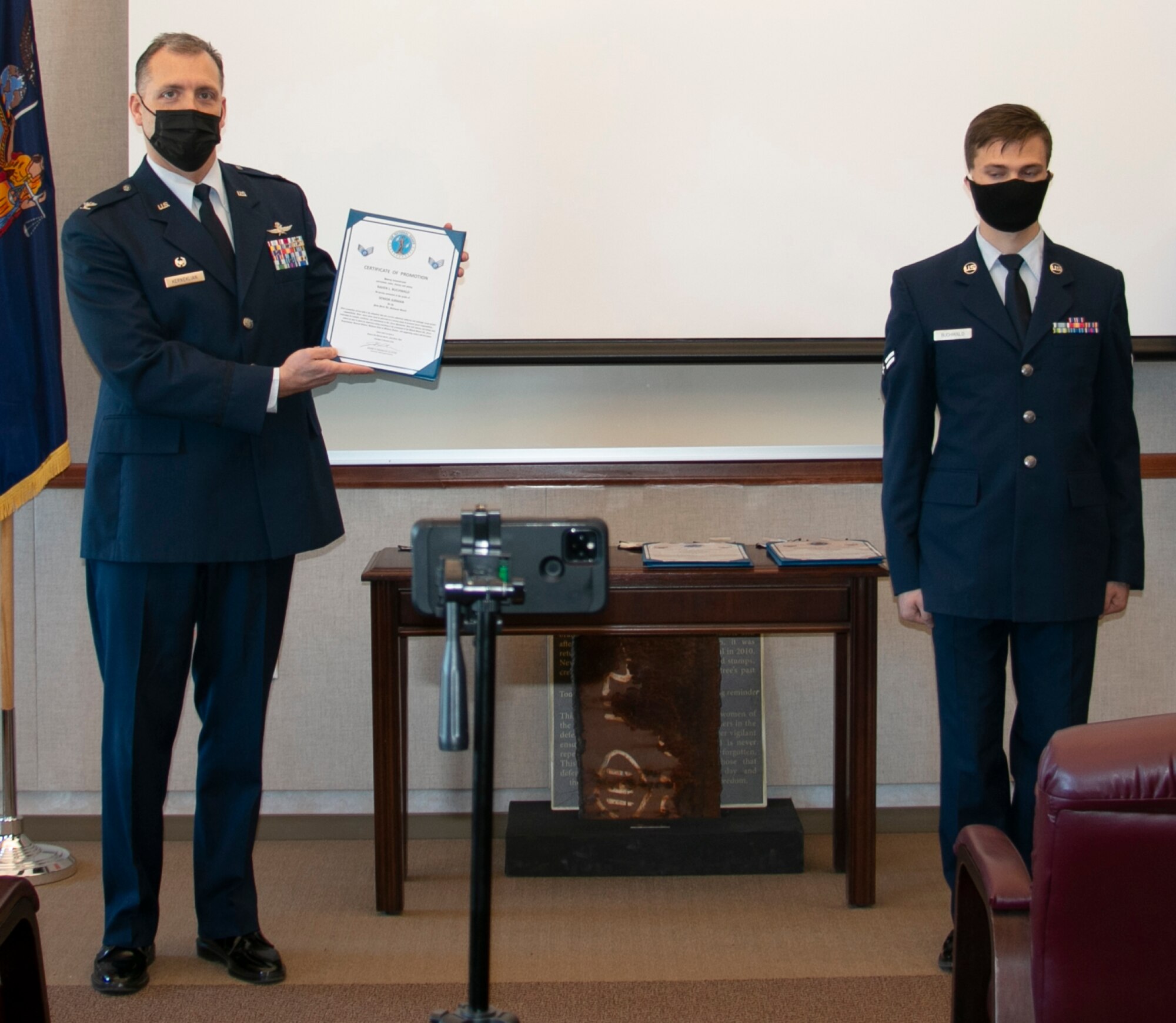 Buchwald promoted to senior airman